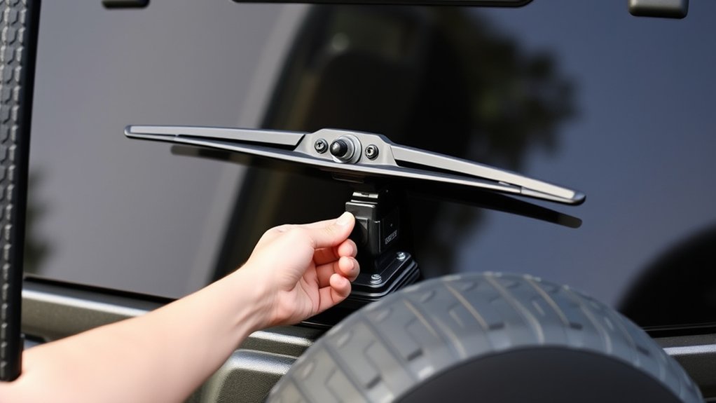 access rear wiper assembly