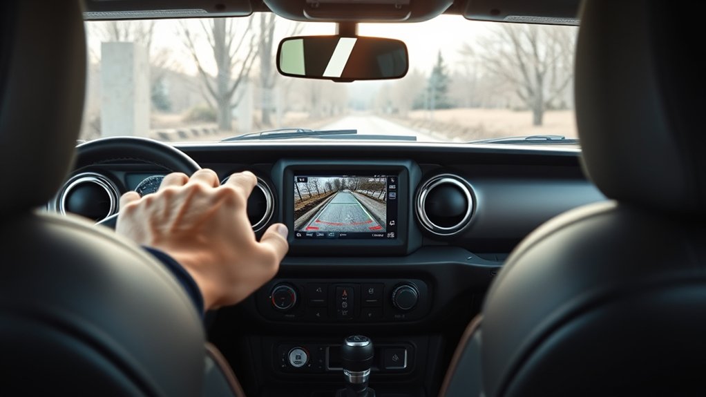 activate jeep backup camera