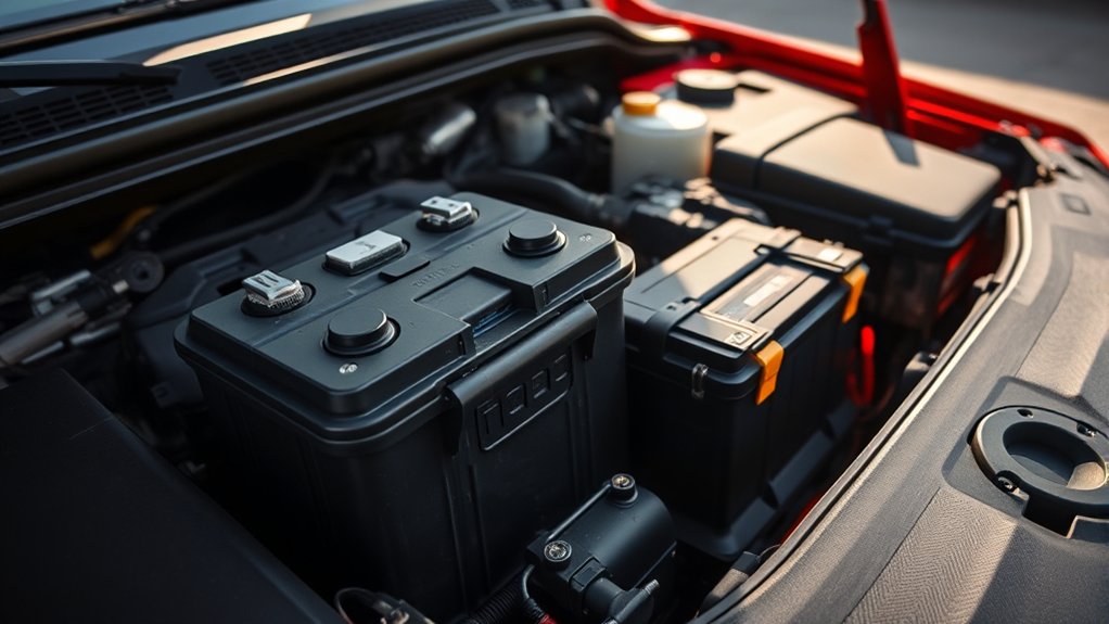 auxiliary battery for accessories