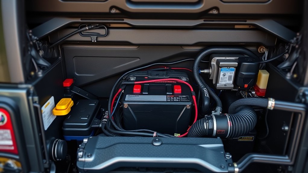 auxiliary battery location details