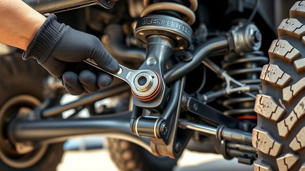 check ball joints for play