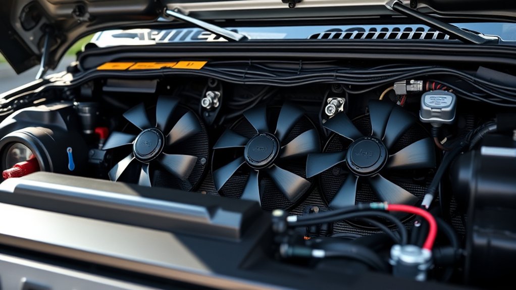 check radiator and fans