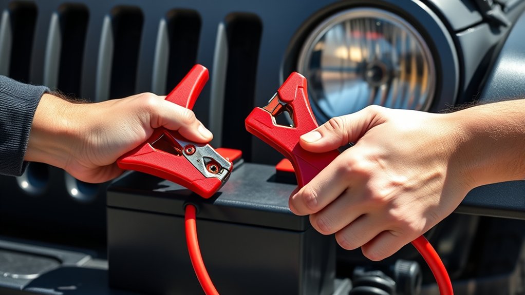 connect clamps correctly safely