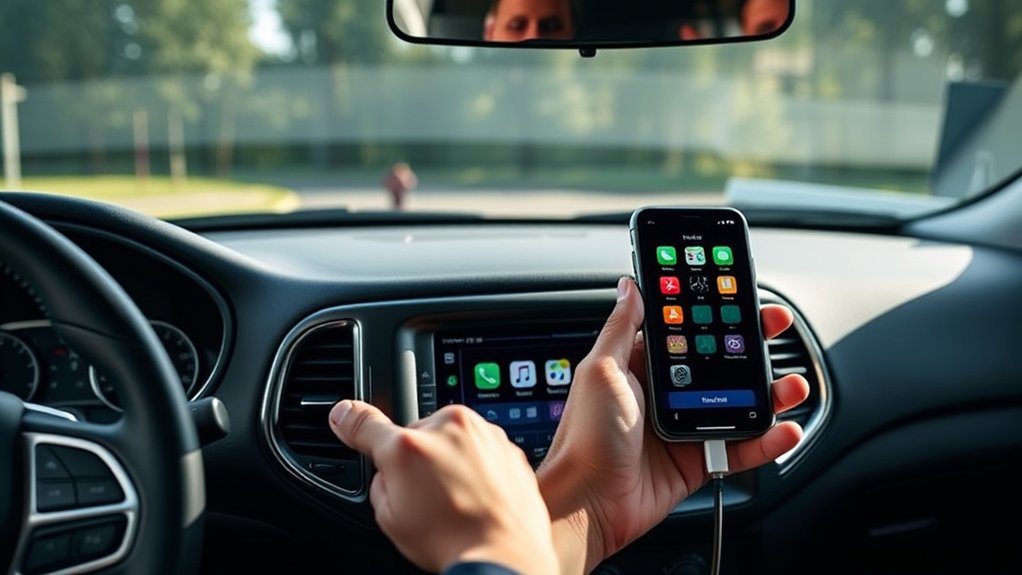 connect iphone to jeep