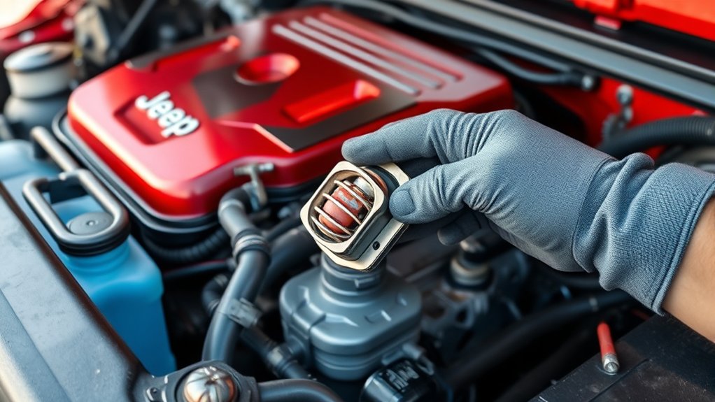 coolant sensor leaks air fan