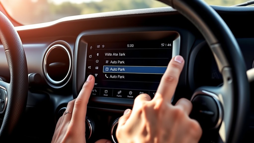 disable auto park feature