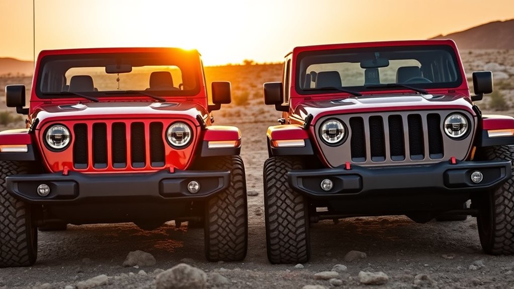 distinct jeep grille designs