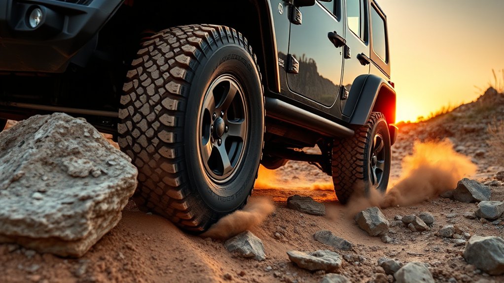 enhanced traction in off roading