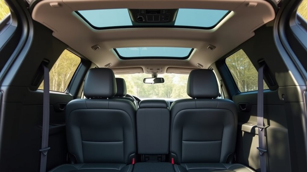 front and rear space