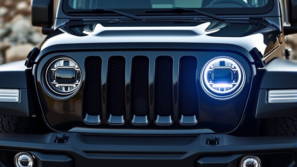 headlights grille fenders