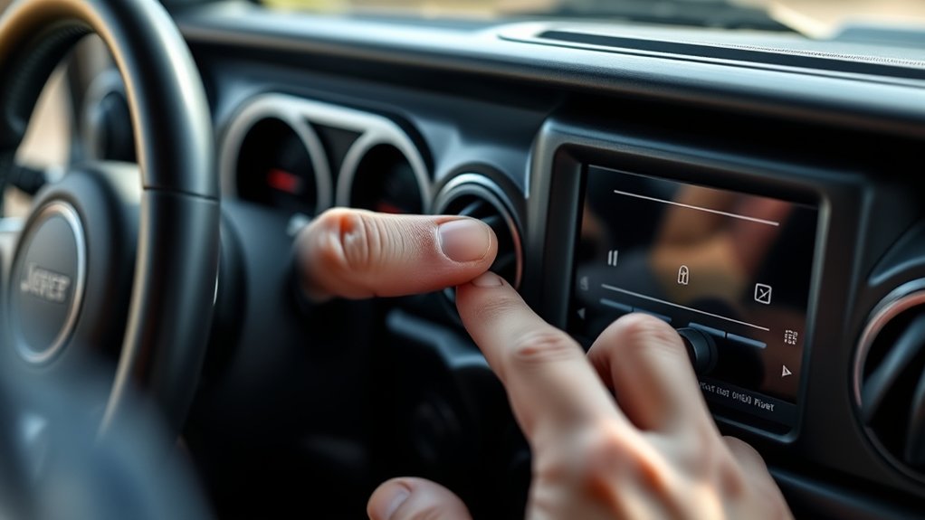 hold button for reset