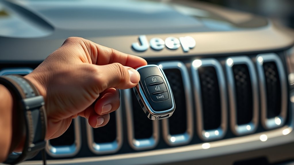 hold remote start button
