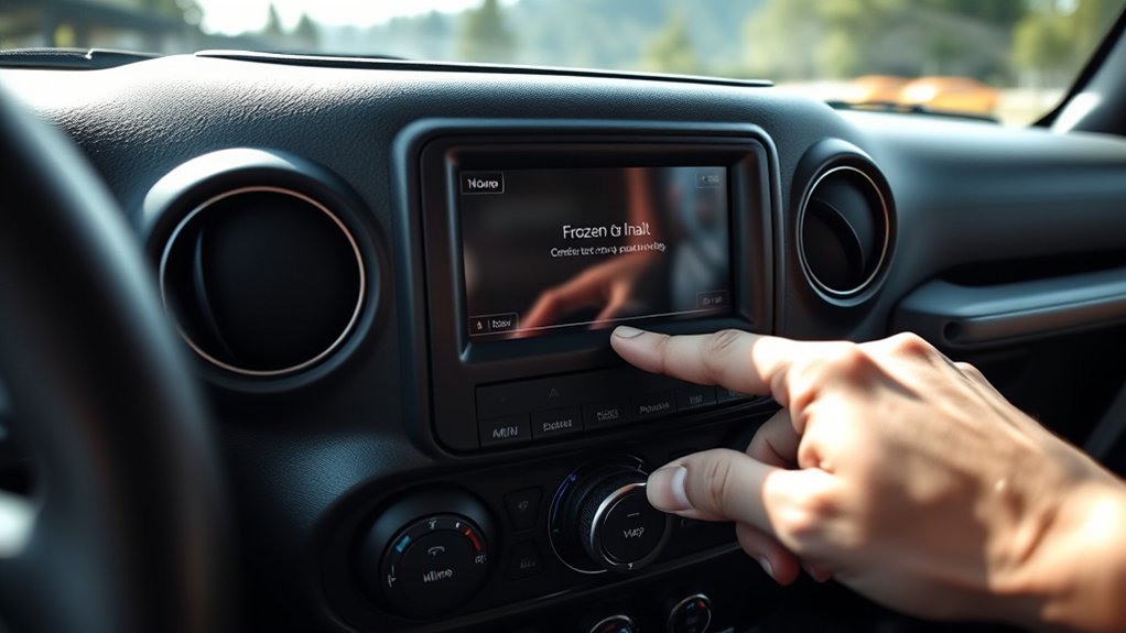 infotainment system malfunction signs