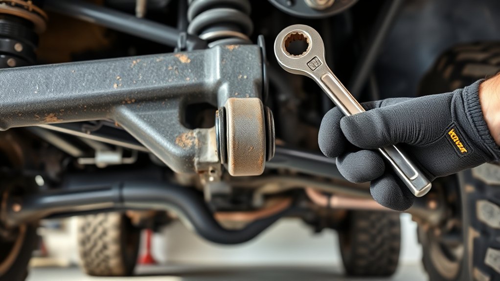 inspect steering components thoroughly