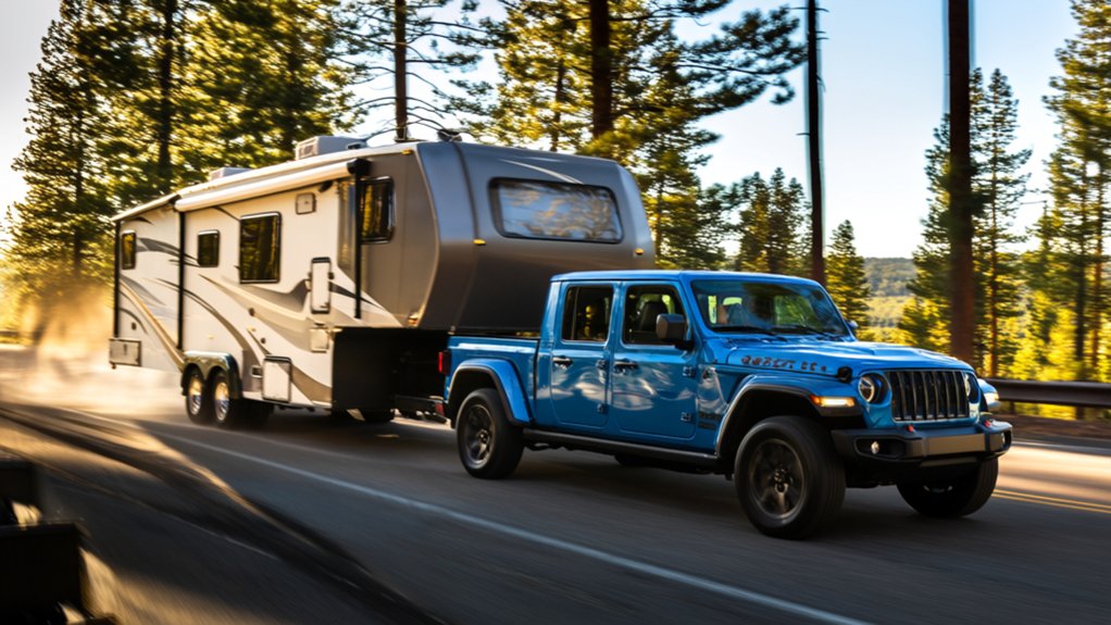 jeep gladiator camper towing