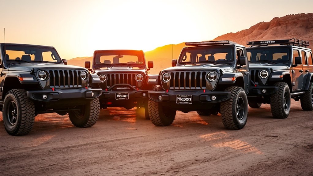 jeep gladiator trim comparison