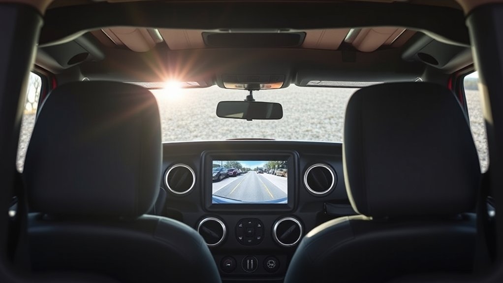 jeep wrangler backup camera availability