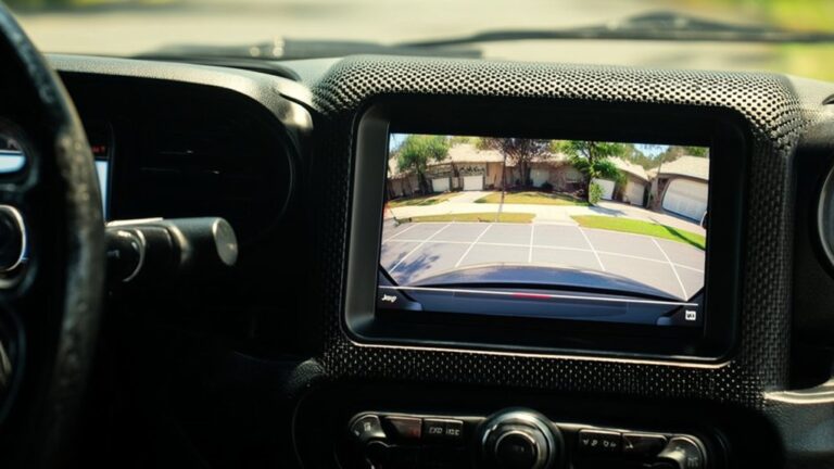 jeep wrangler backup camera