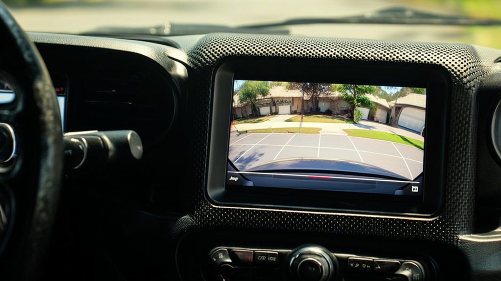 jeep wrangler backup camera