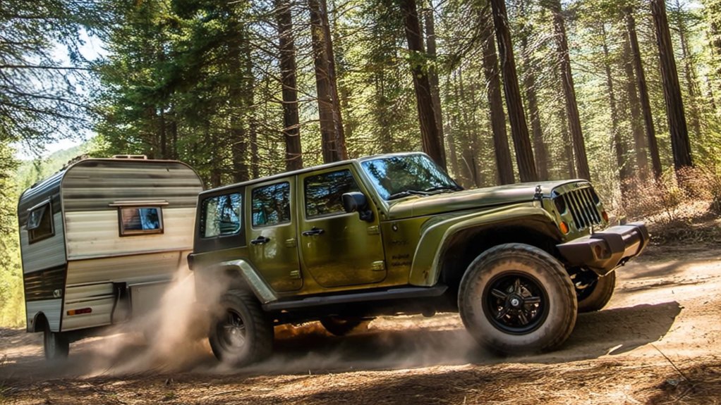 jeep wrangler camper towing