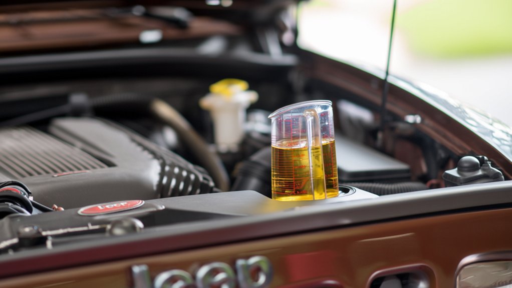 jeep wrangler oil capacity