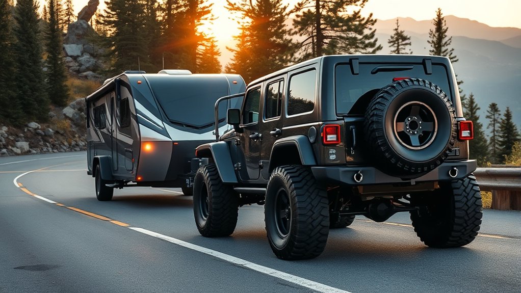 jeep wrangler towing capacities