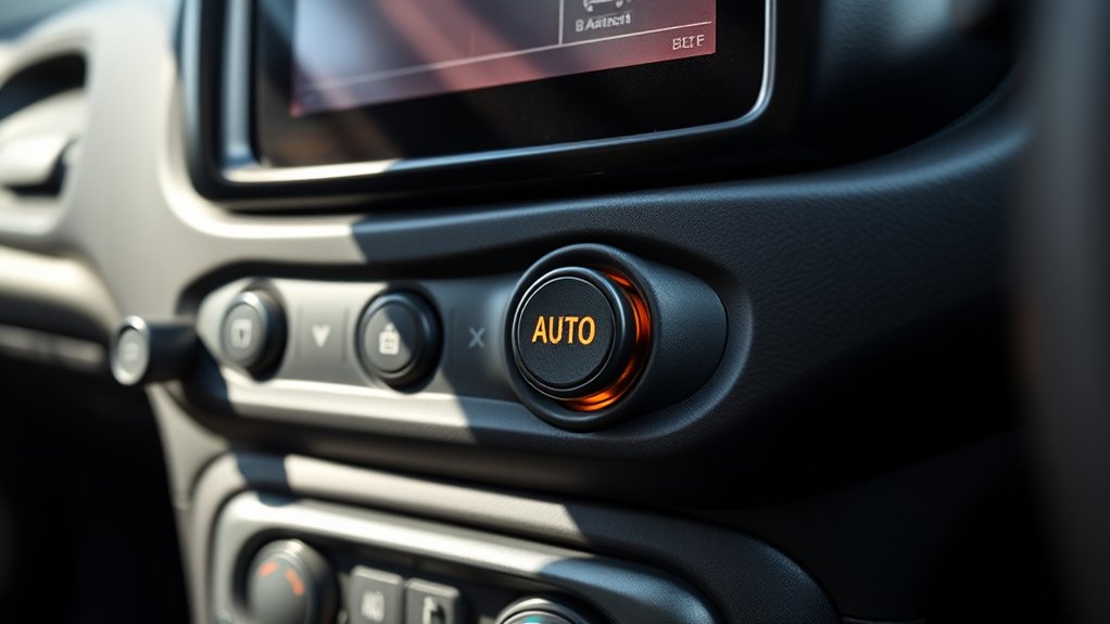 locate auto stop button