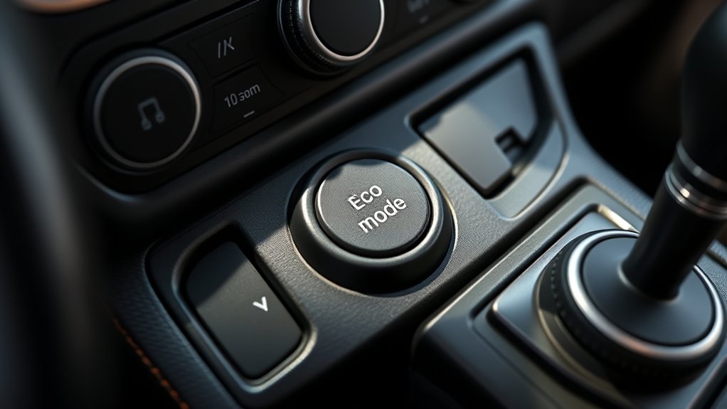 locate eco mode button