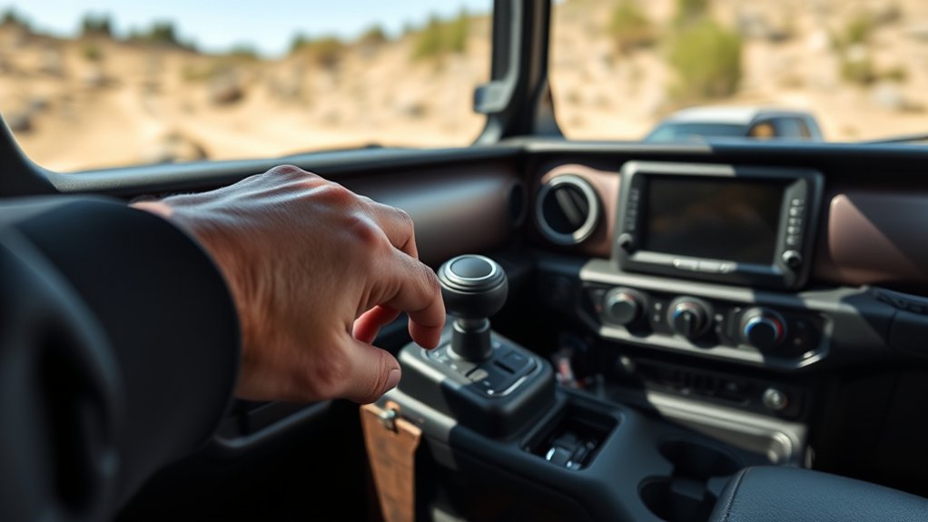 locate jeep 4wd controls