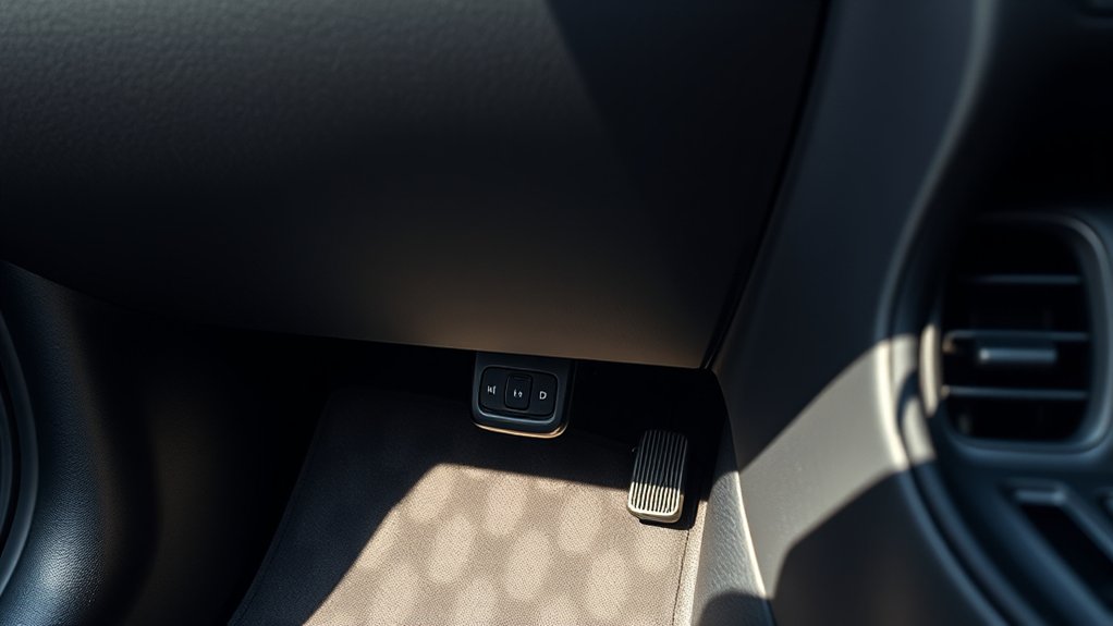 locate trunk release lever