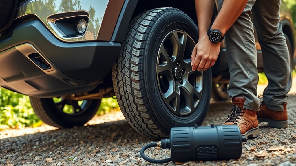 maintain tire pressure regularly