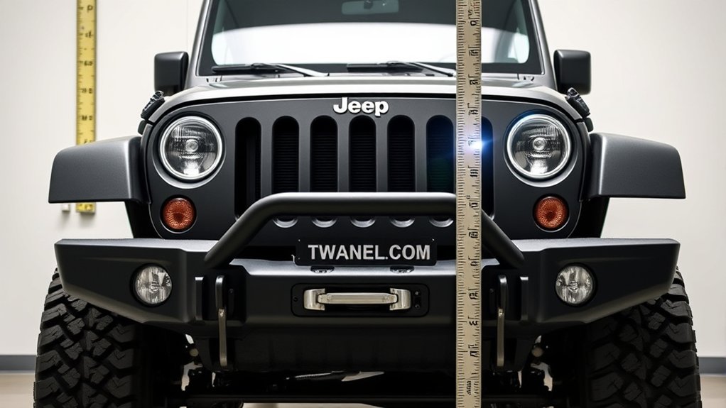 measure and mark headlight height