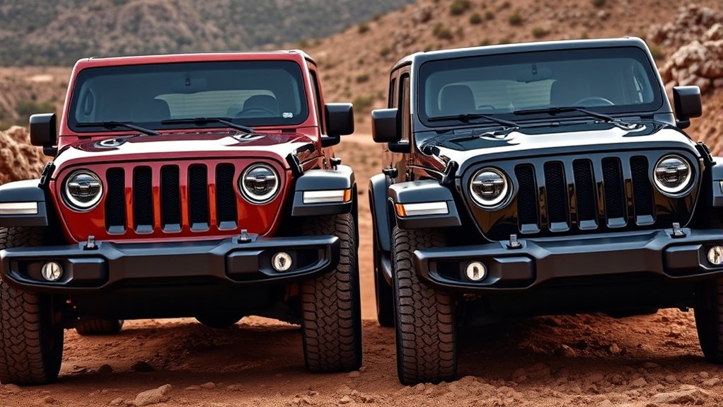 modern upgraded jeep wrangler