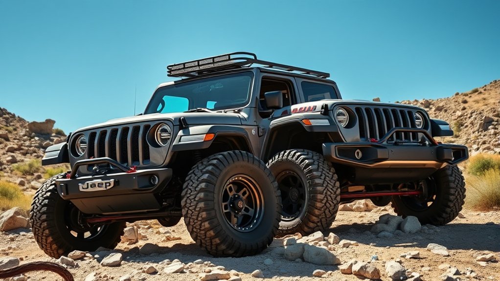 off road trucks with differences