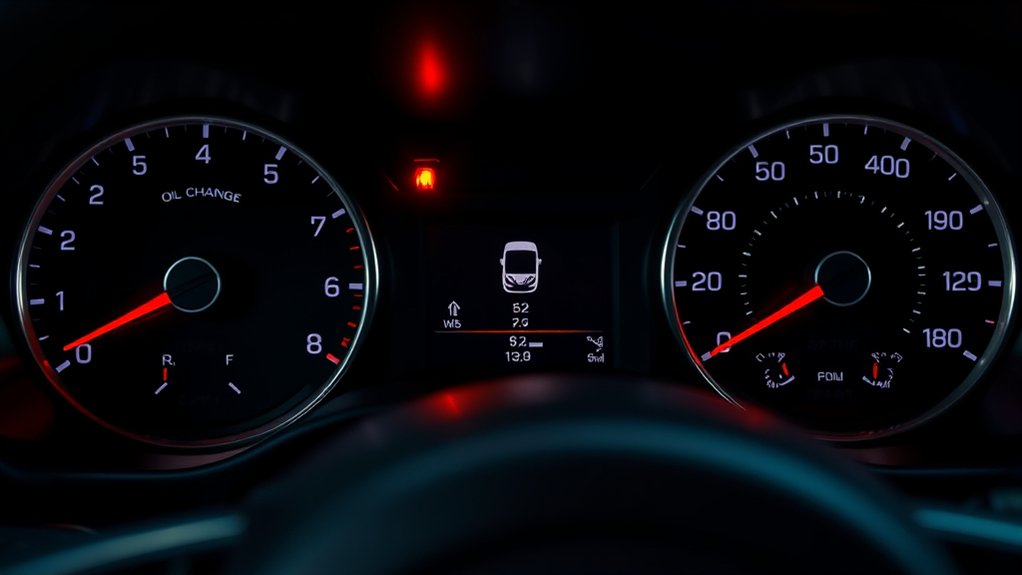 oil change light blinking