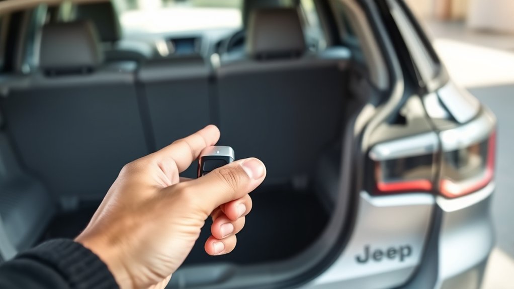 open jeep compass trunk