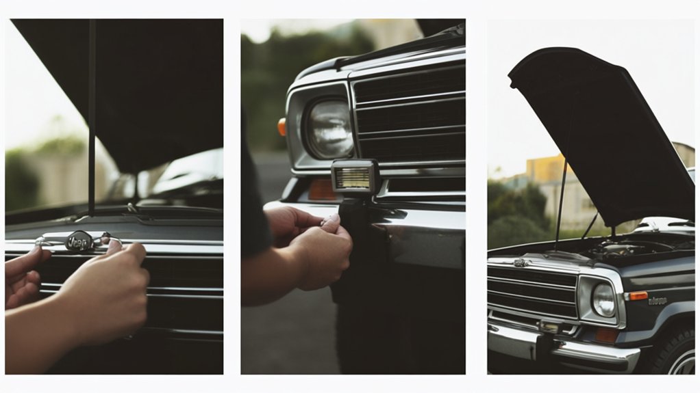 open wagoneer hood easily