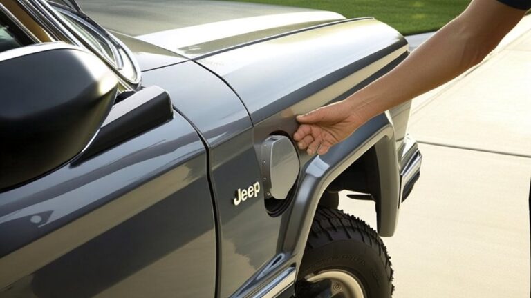 opening wagoneer gas tank