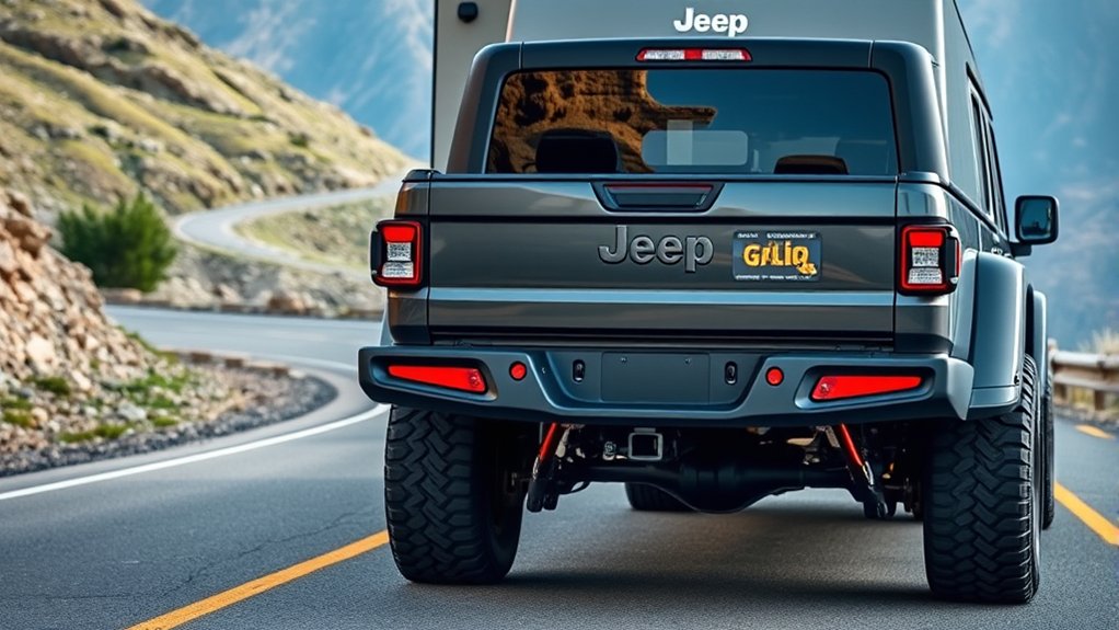 over axle hitch stability
