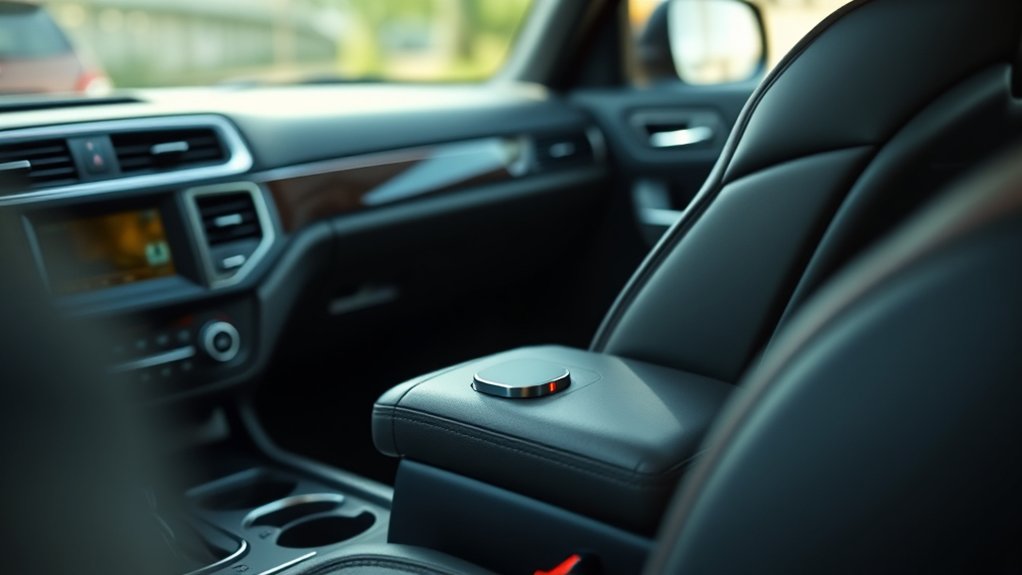 passenger screen power button