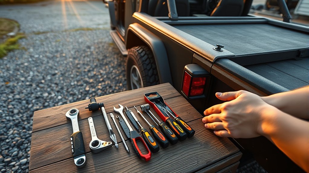 prepare tools and safety