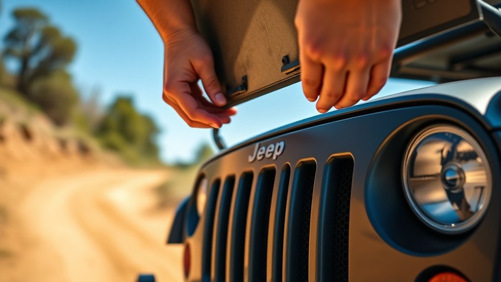 prepare vehicle before folding