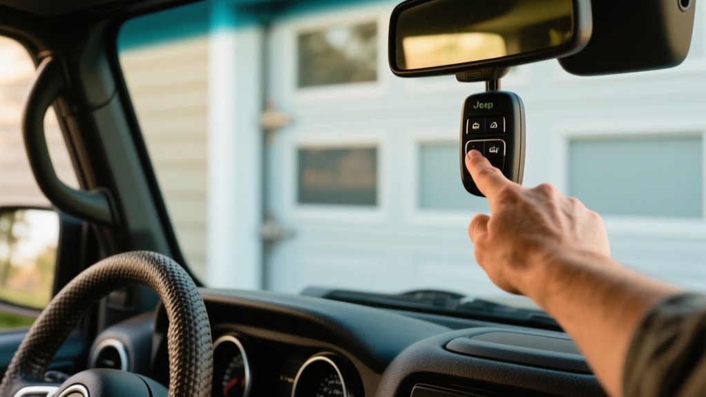 programming jeep garage door
