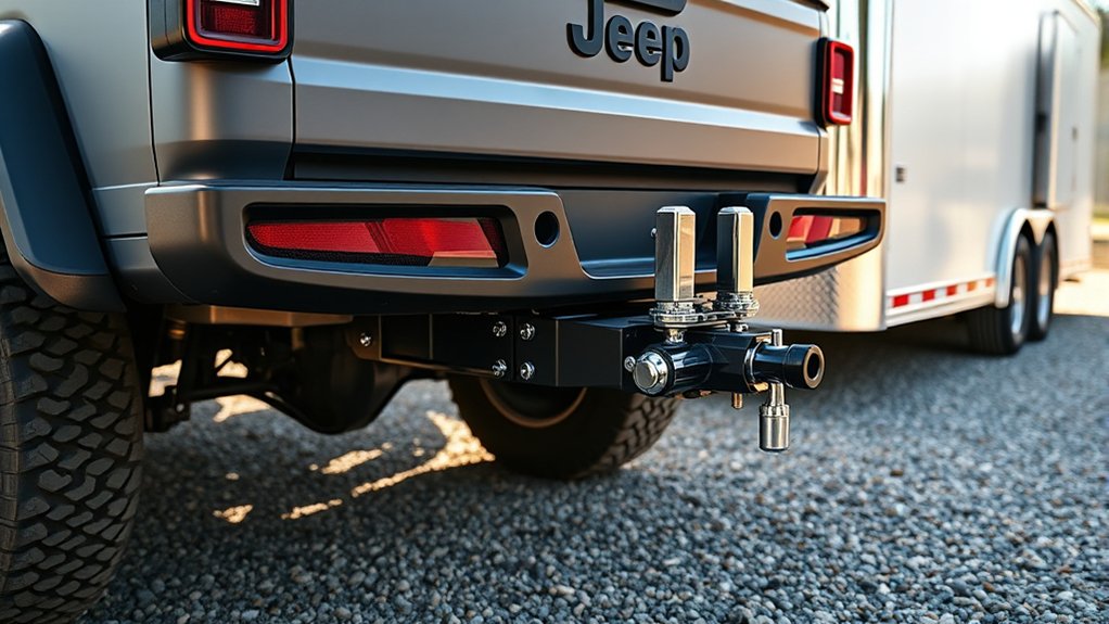proper gladiator towing hitch