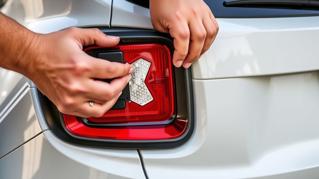 remove rear light assembly