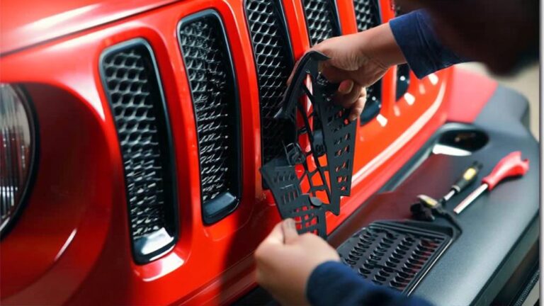 removing jeep grille inserts