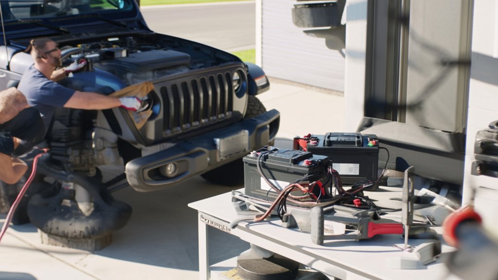 replacing jeep auxiliary battery