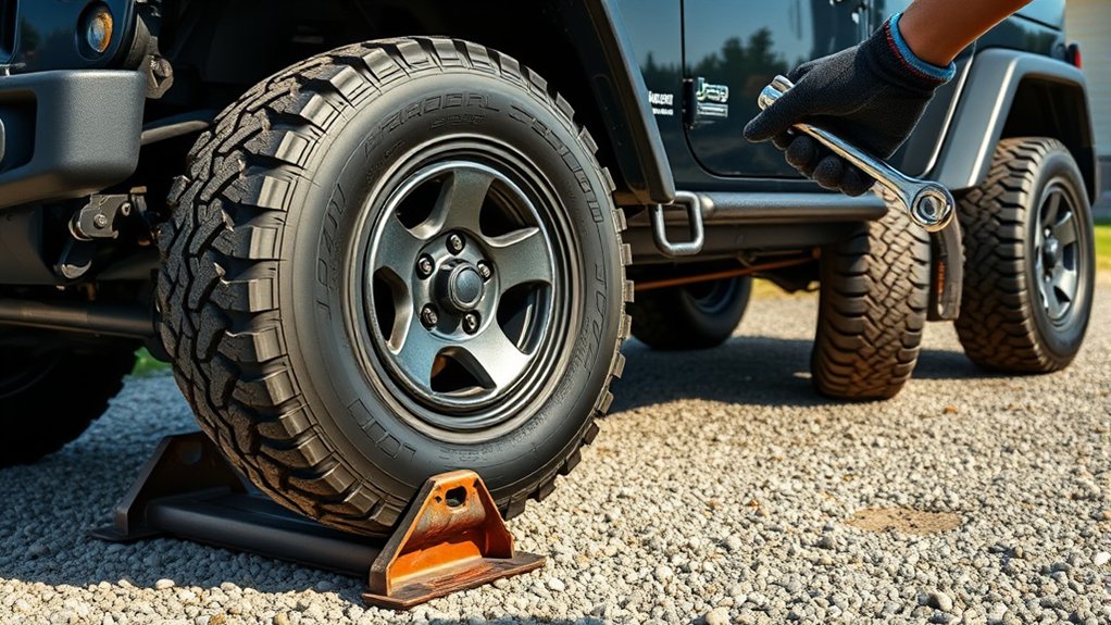 rotate tires in crisscross pattern