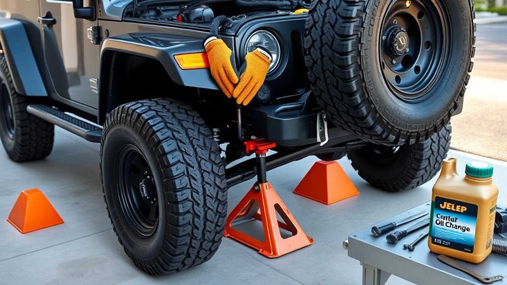 safe jeep oil change
