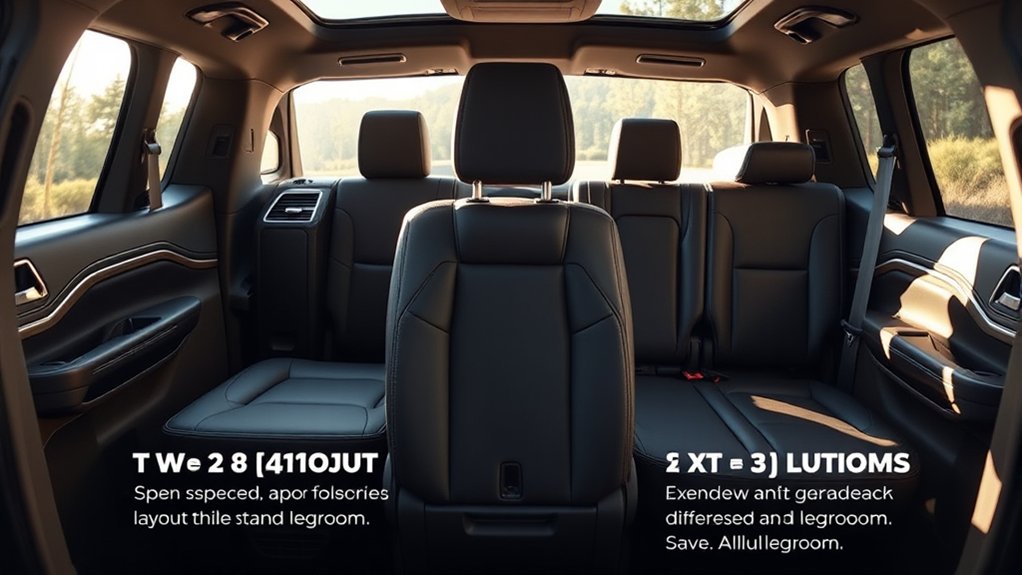 seating size maneuverability differences
